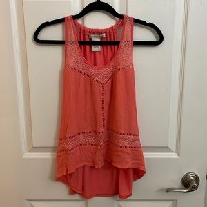 American Rag Coral High Low Tank